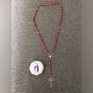 Rosary From Jerusalem, Olive Wood, Rose-Scented
